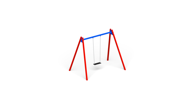 Huśtawka pojedyncza metalowa